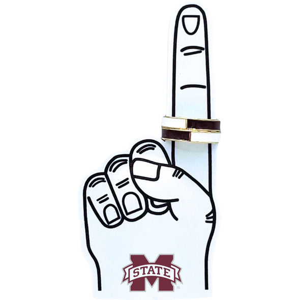 R207-College: Team Colors 50/50 Stack Ring Set