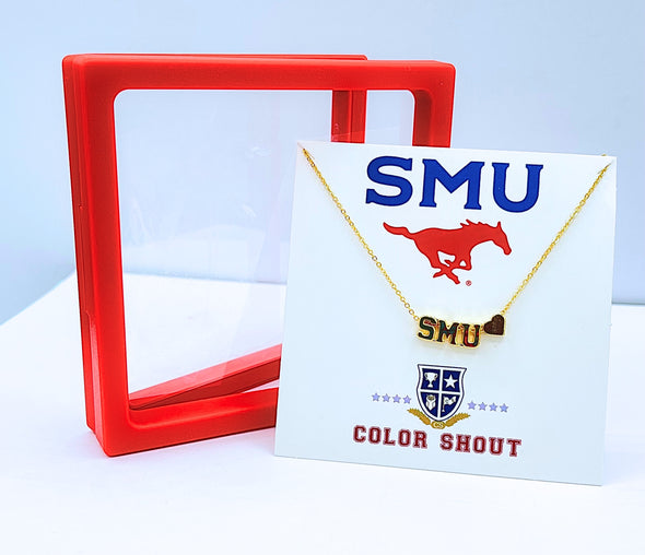 N202 - SMU Heart Necklace