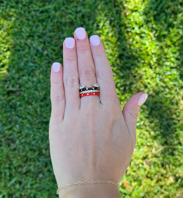 R203-College: 4 Stack Rings