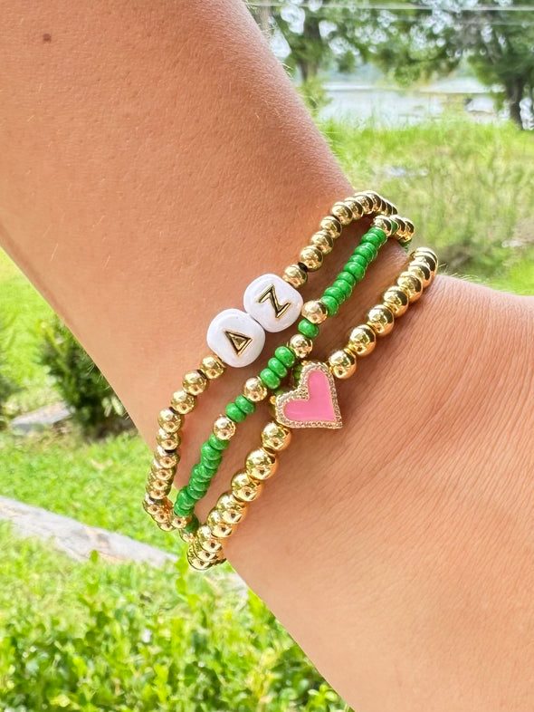 B202- Sorority 'Love' Bracelet Stack